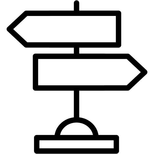 Direction signaling directional sign direction icon Direction signaling directional sign direction icon