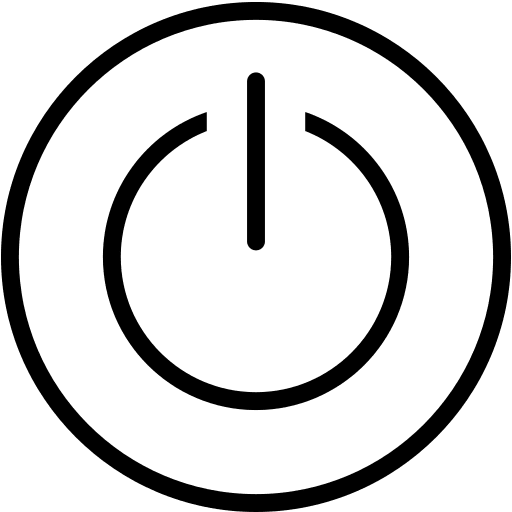 Power switch energy interface switch on icon Power switch energy interface switch on icon