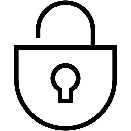 Security lock security unlock lock icon Security lock security unlock lock icon