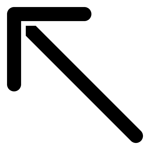 Diagonal arrows direction left icon Diagonal arrows direction left icon