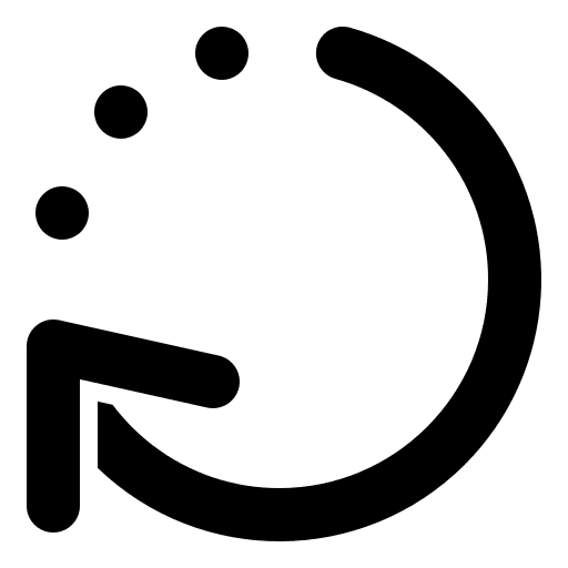 Processing arrow update user interface icon Processing arrow update user interface icon