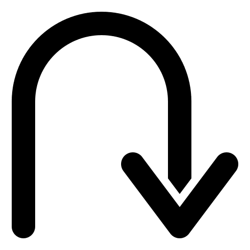 Return point right traffic icon Return point right traffic icon