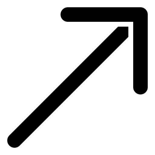 Diagonal arrow point diagonal icon Diagonal arrow point diagonal icon