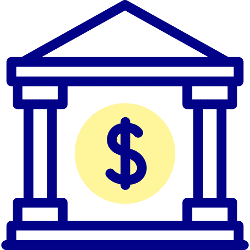 Bank museum banking bank account icon