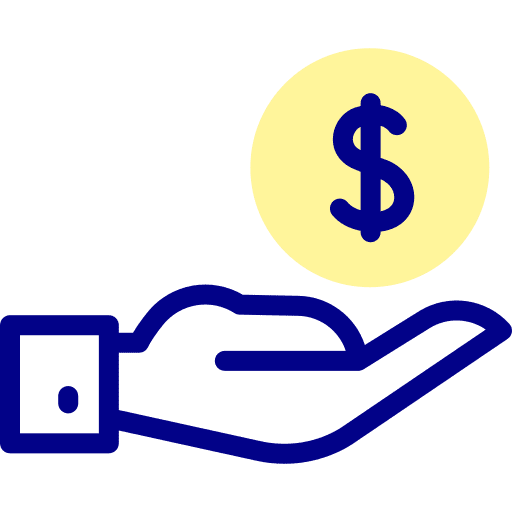 Dollar coin business dollar icon