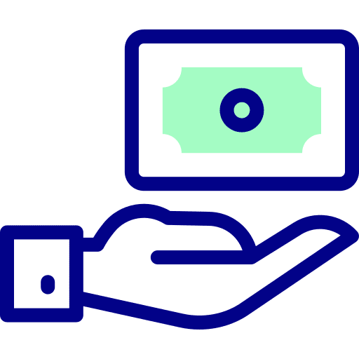 Money bill cash banking icon