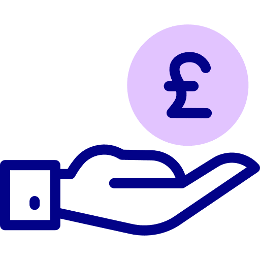 Pound pound business and finance money icon