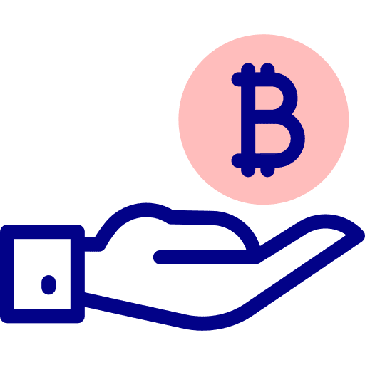 Bitcoin money payment business and finance icon Bitcoin money payment business and finance icon