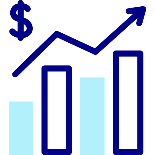 Chart up bar chart statistics stats icon Chart up bar chart statistics stats icon