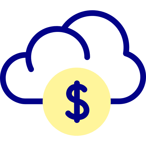 Cloud cloud computing cloud dollar icon Cloud cloud computing cloud dollar icon