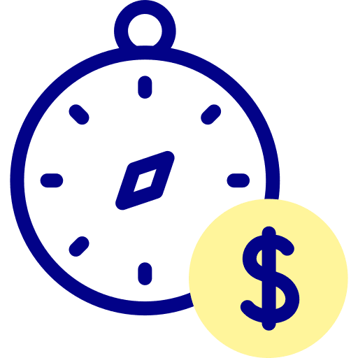 Timer chronometer dollar wait icon Timer chronometer dollar wait icon