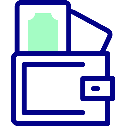 Wallet billfold wallet money icon Wallet billfold wallet money icon