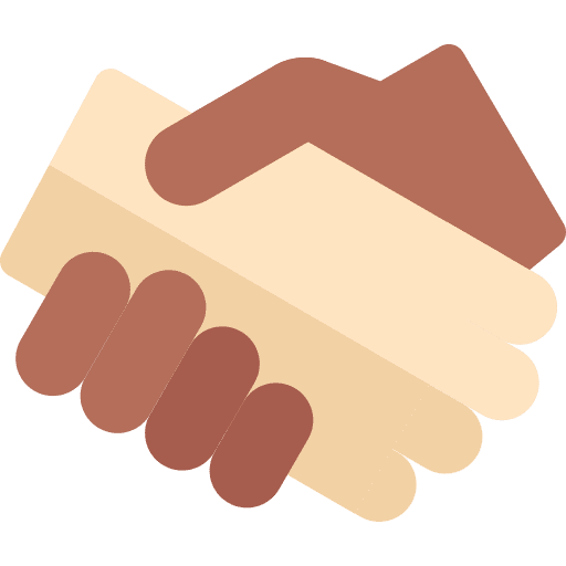 Deal outreach business and finance agreement icon