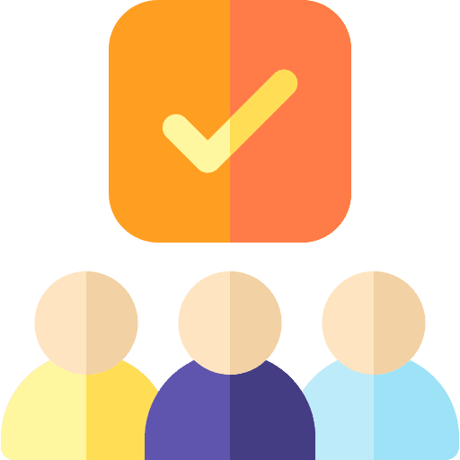 Recruitment people recruits chosen icon