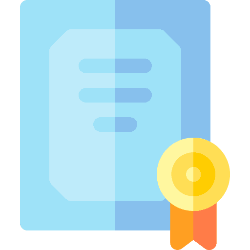 Certificate badge learning award icon Certificate badge learning award icon