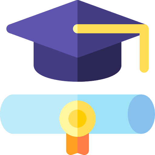 Mortarboard certificate graduation diploma education icon Mortarboard certificate graduation diploma education icon
