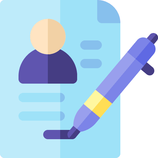 Contract agreement signature documentation icon Contract agreement signature documentation icon