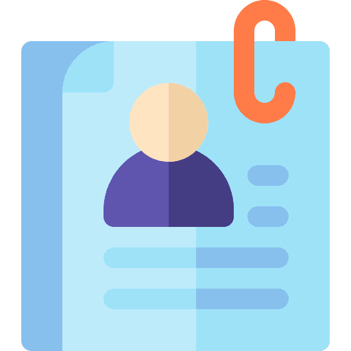 Cv paper clip folder paperclip icon Cv paper clip folder paperclip icon