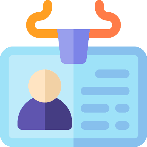 Id card identity business card id card icon Id card identity business card id card icon