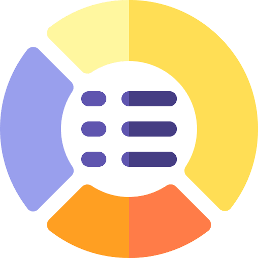 Pie chart statistics business and finance chart icon Pie chart statistics business and finance chart icon