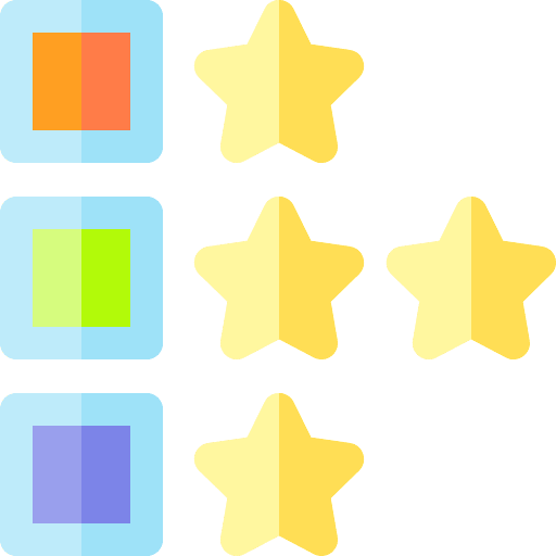 Rating graphics marketing rating icon Rating graphics marketing rating icon