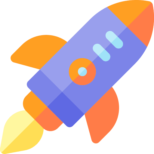 Startup ship speed rocket icon Startup ship speed rocket icon