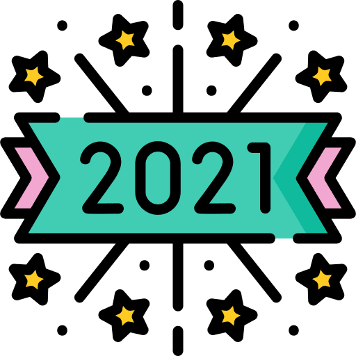 2021 event fireworks new year icon 2021 event fireworks new year icon