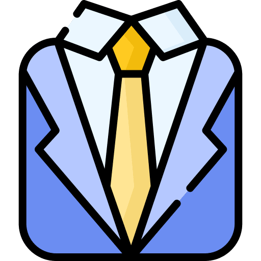 Outfit garment elegant suit icon Outfit garment elegant suit icon