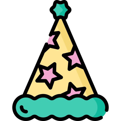Party hat birthday and party party party hat icon
