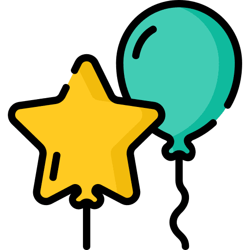 Balloon fun party balloon icon Balloon fun party balloon icon