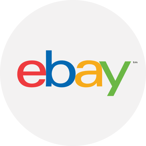 Ebay logo logotype commerce and shopping icon