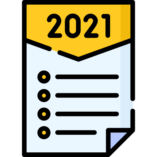 New year paper new year 2021 icon New year paper new year 2021 icon