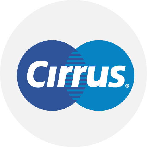 Cirrus cards commerce and shopping symbol icon