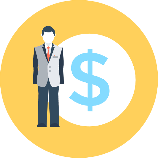 Businessman characters man people icon