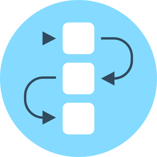 Diagram hierarchical structure interface hierarchy icon