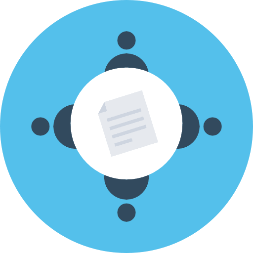 Meeting boss meeting people icon