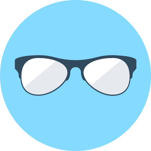 Glasses vision eyeglasses ophthalmology icon