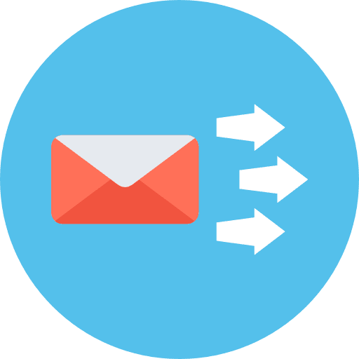 Mail communications note send icon