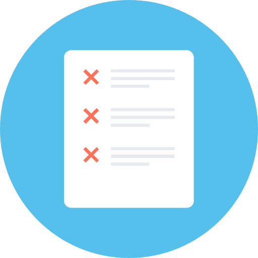 Checklist business and finance notepad pencil icon
