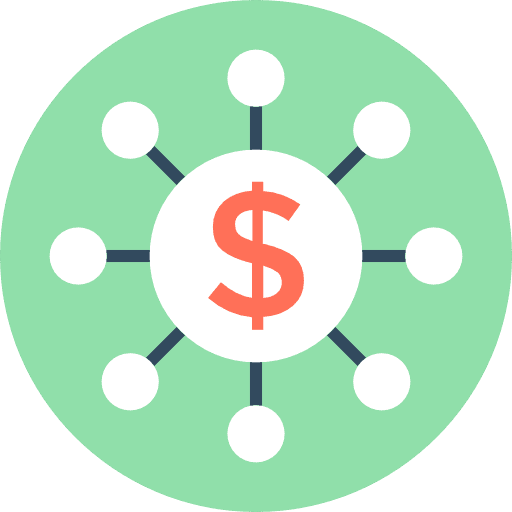 Dollar hierarchy business marketing icon