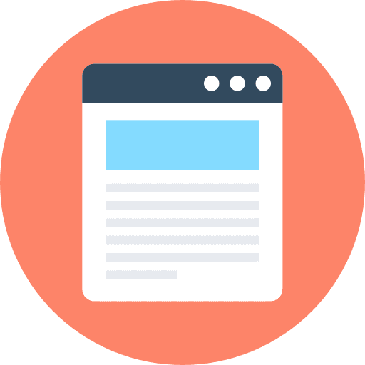 Web web page interface web icon