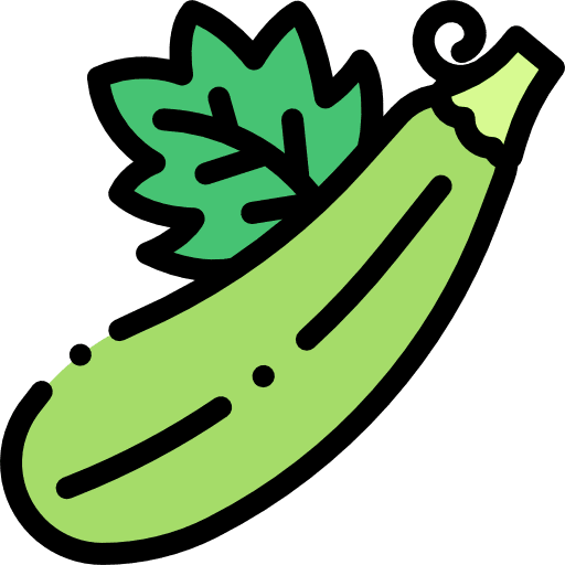 Courgette courgette organic vegetarian icon