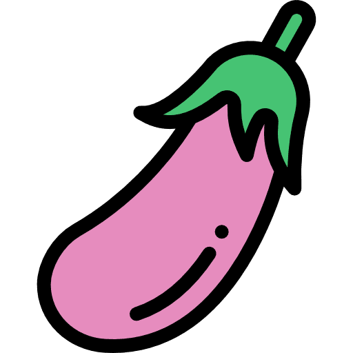 Eggplant healthy food vegetarian food icon Eggplant healthy food vegetarian food icon
