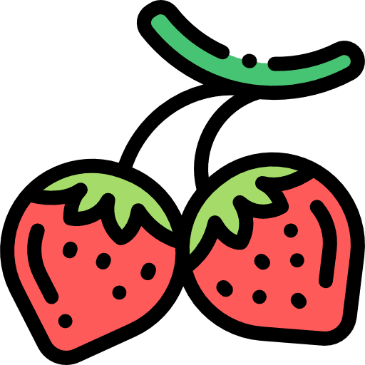 Strawberry food and restaurant food vegetarian icon Strawberry food and restaurant food vegetarian icon
