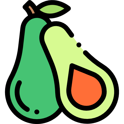 Avocado food and restaurant diet avocado icon Avocado food and restaurant diet avocado icon