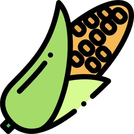 Corn food vegetarian cereal icon Corn food vegetarian cereal icon