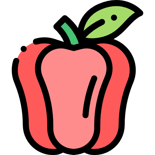 Pepper pepper bell pepper vegan icon Pepper pepper bell pepper vegan icon