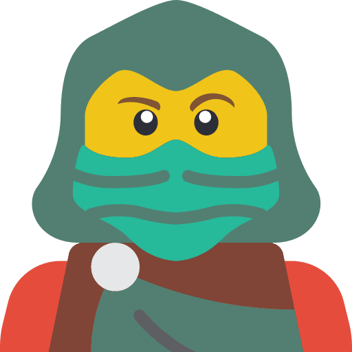 Ninja head emoticon avatar icon