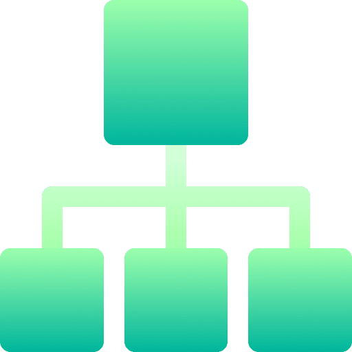 Hierarchy order hierarchical structure interface icon
