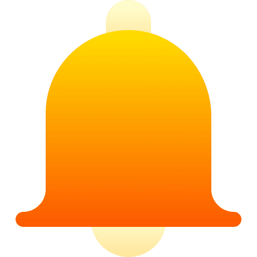 Notification bell alarm music bell icon